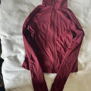 Burgandy gym top